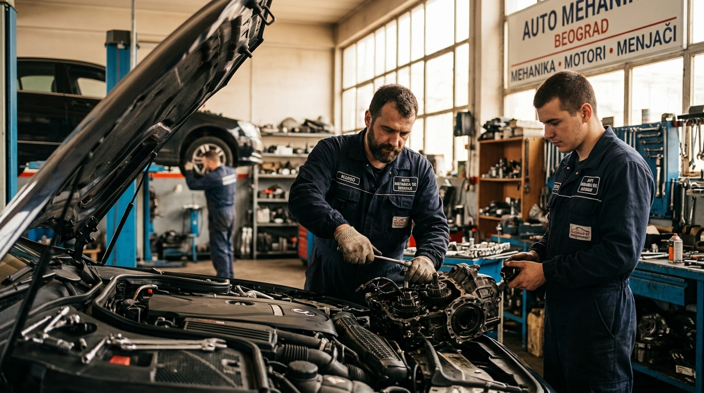Automehaničari u Beogradu: Popravka motora, menjača i mehanike vozila