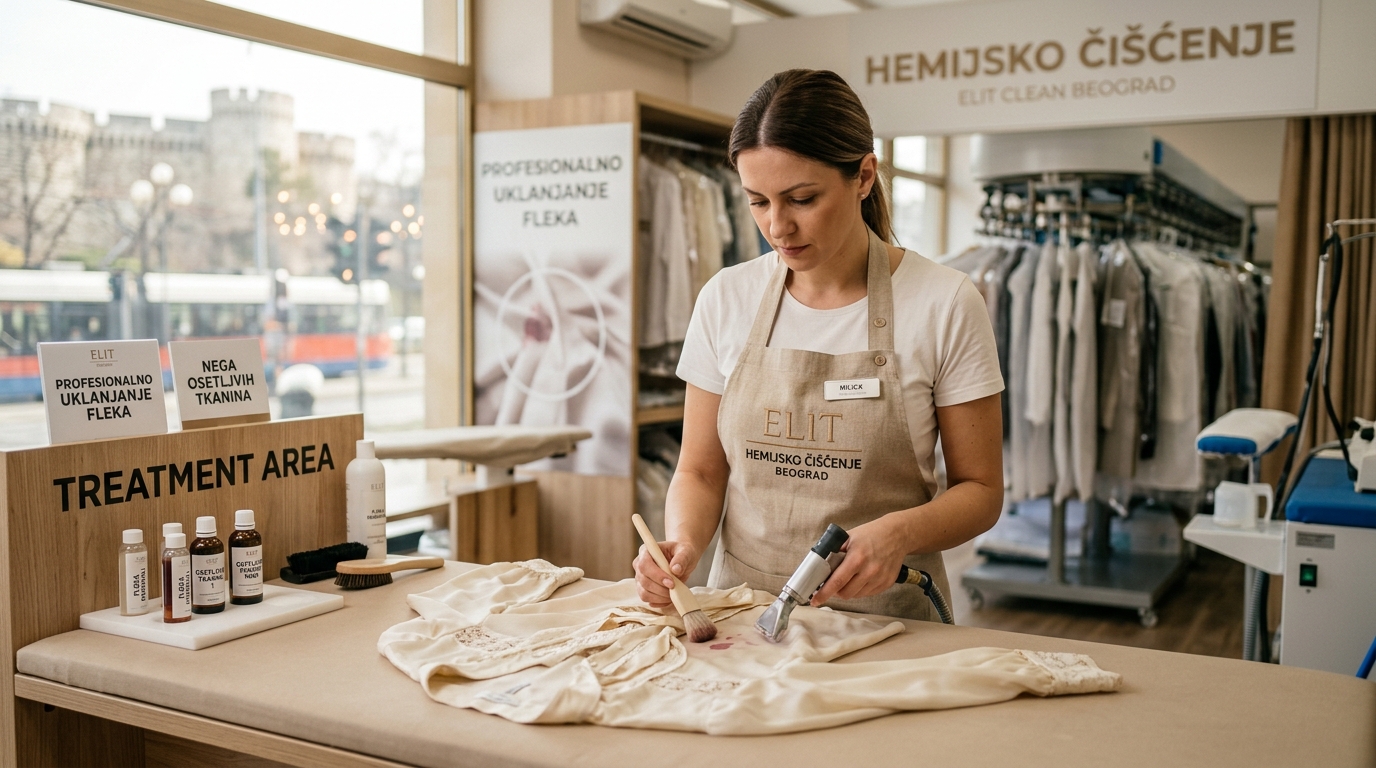 Hemijsko čišćenje u Beogradu: Profesionalno uklanjanje fleka i nega osetljivih tkanina